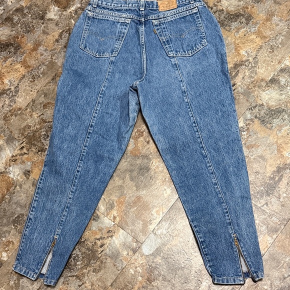 Levi's Denim - Vintage orange tag Women’s size 18 Levi’s with ankle zippers